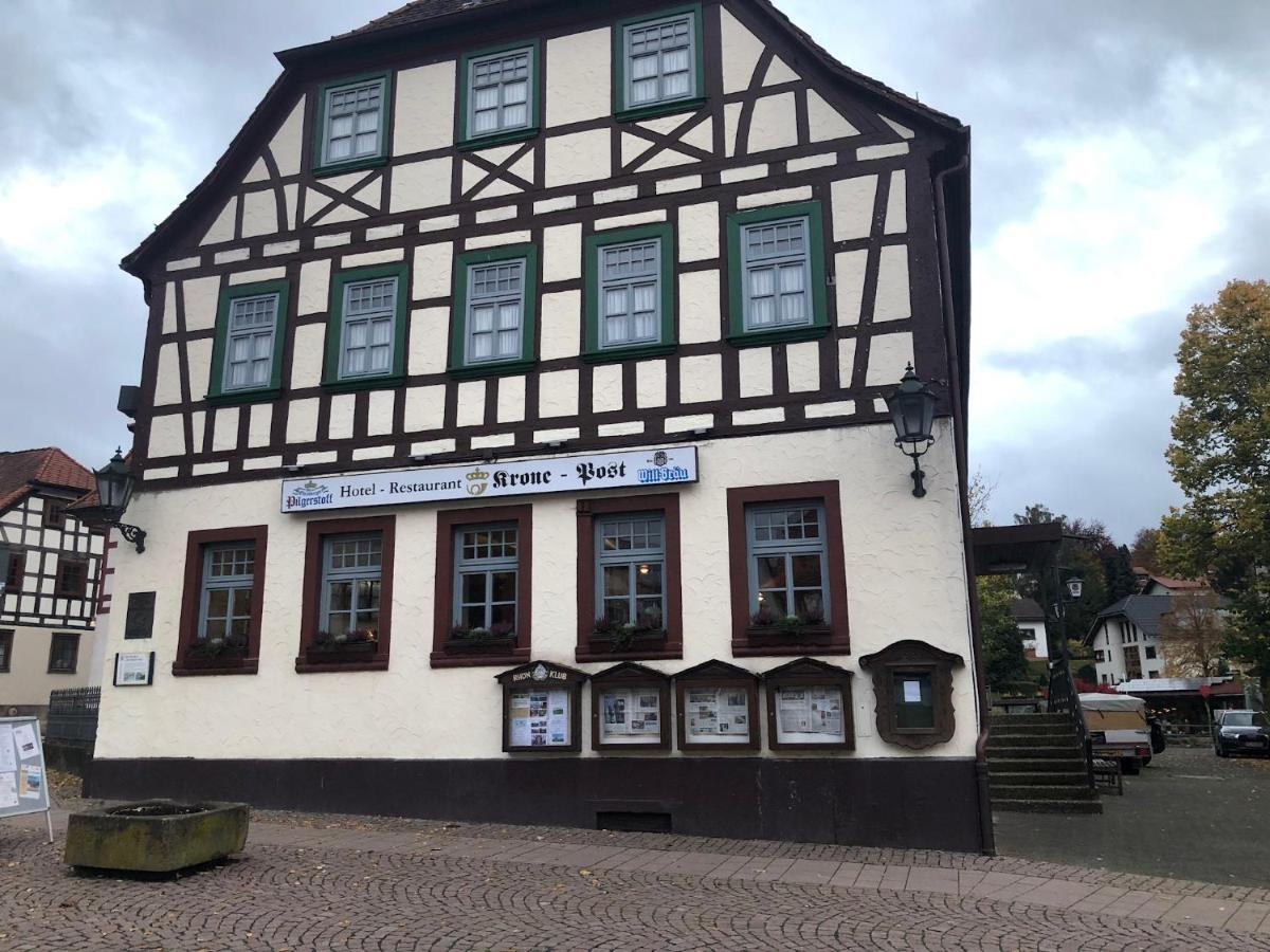 Hotel Krone Post Gersfeld Esterno foto